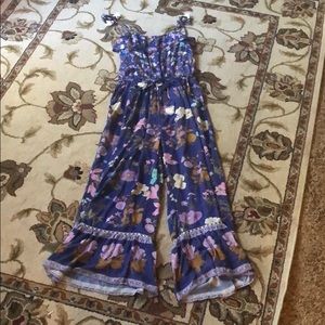 Flowy floral romper